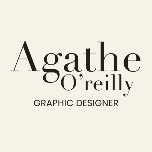 Logo "Agathe O'reilly Graphic designer"